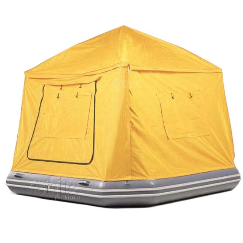 

Custom Color Inflatable Water Raft Tent Home Camping Boat Floating Tent Newly