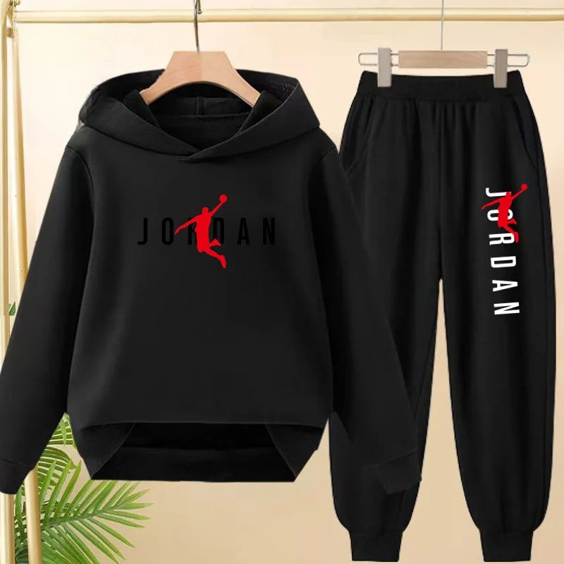 

Kids Basketball Idol Hoodie Coat Sweatshirt Top+Pants Boys Girls Toddler 3-12Yrs Charming Clothing Casual Sports Set 2-Piece Set