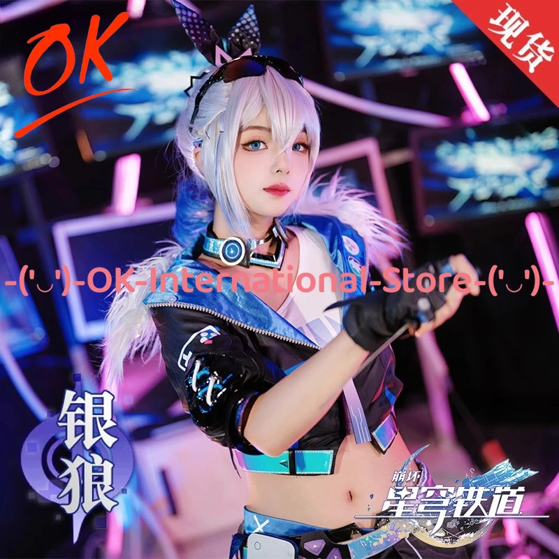 

Honkai: Star Rail Silver Wolf Косплей Костюм Аниме Игровой Персонаж Наряд Хэллоуин Карнавальная Вечеринка Униформа Костюм