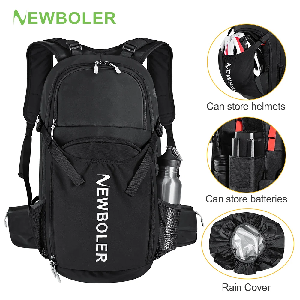 

Bike Backpack E-Bike Battery Bag E-Mountain Biking Electric Bicycle Accessory Back Protection with Shock Absorption Cycling Tool