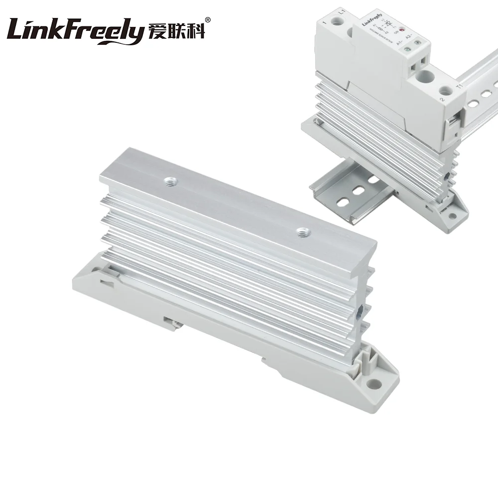 TRA-48D25 Single-Phase Solid State Relay L-Type Base Rail Mounting Radiator