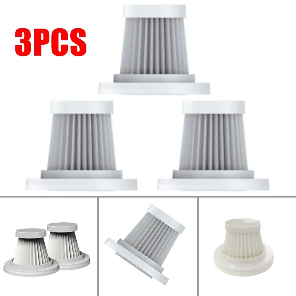 3pcs Filter Replacement For ST-8000 Handheld Car Cordless Vacuum Cleaner Replacement Filter Household Cleaning Tools