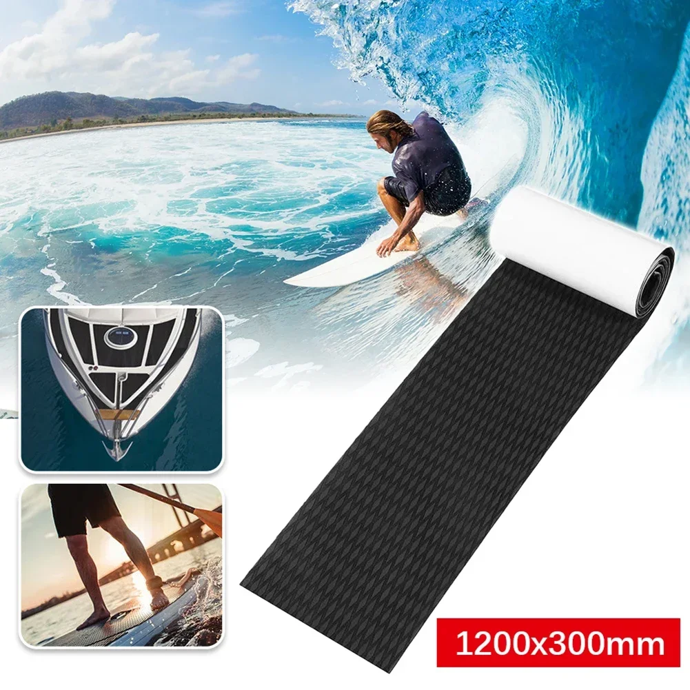 300x1200mm EVA Traction Foam Surfboard Jet Skis Pads SUP Paddleboard Boat Deck Sheet Anti Skid Watercraft Water Sport Flooring