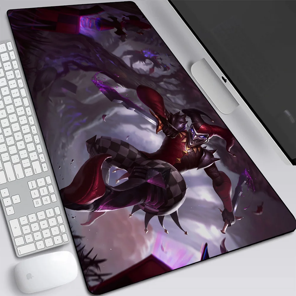 League of Legends-alfombrilla de ratón grande Shaco para juegos, alfombrilla de ratón para ordenador portátil, alfombrilla de teclado, alfombrilla de escritorio para PC, alfombrilla de ratón para Gamer, alfombrilla de oficina