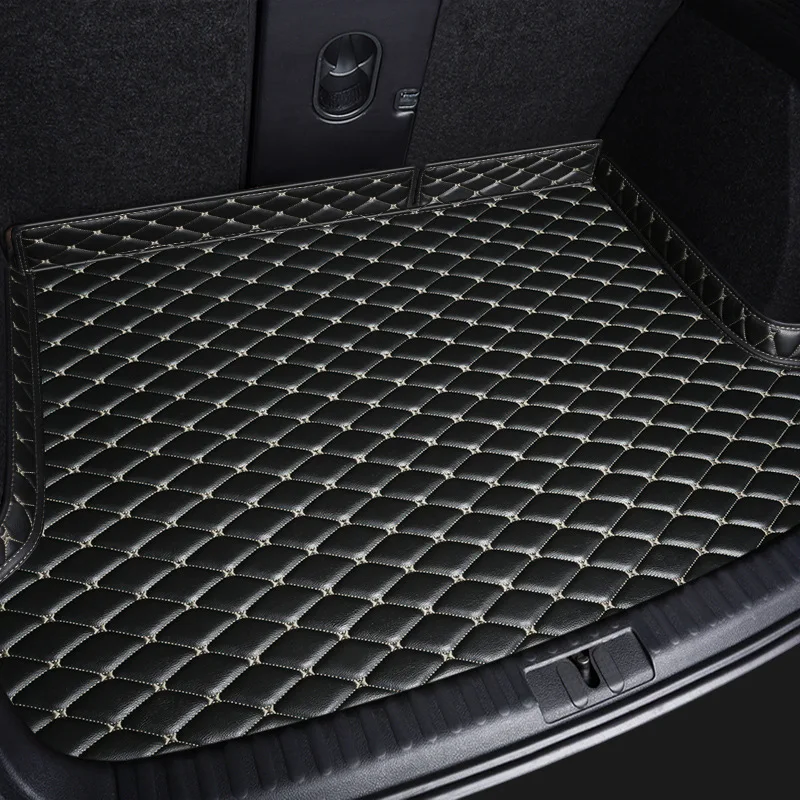 PU Leather Custom Car Trunk Mats for Bmw 5 Series E60 F10 F11 F07 GT G30 Interior Details Car Accessories Carpet