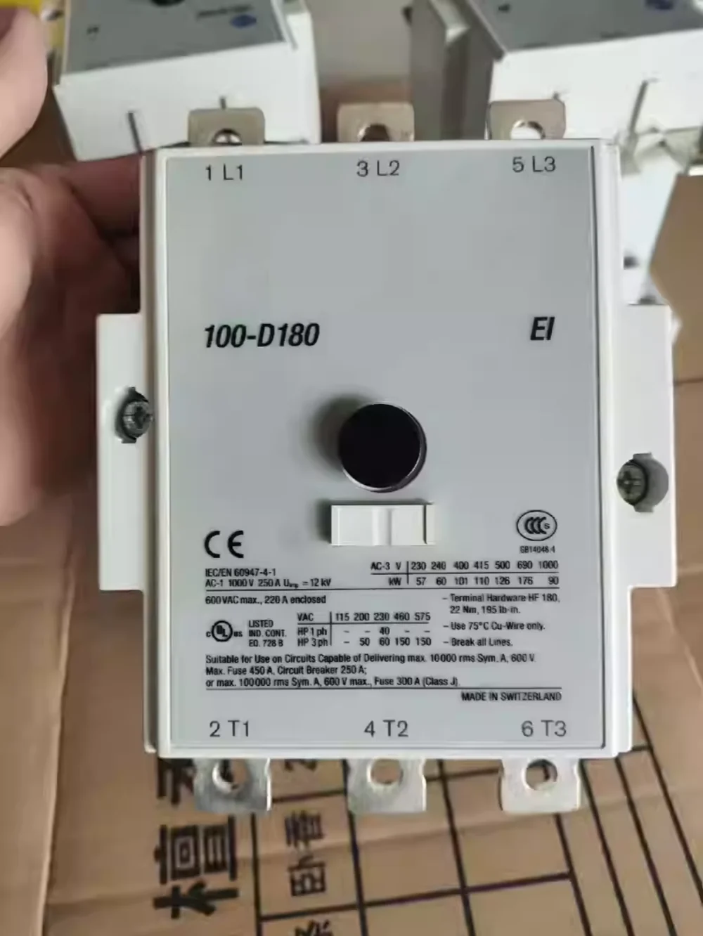 

100-D180EA11 contactor