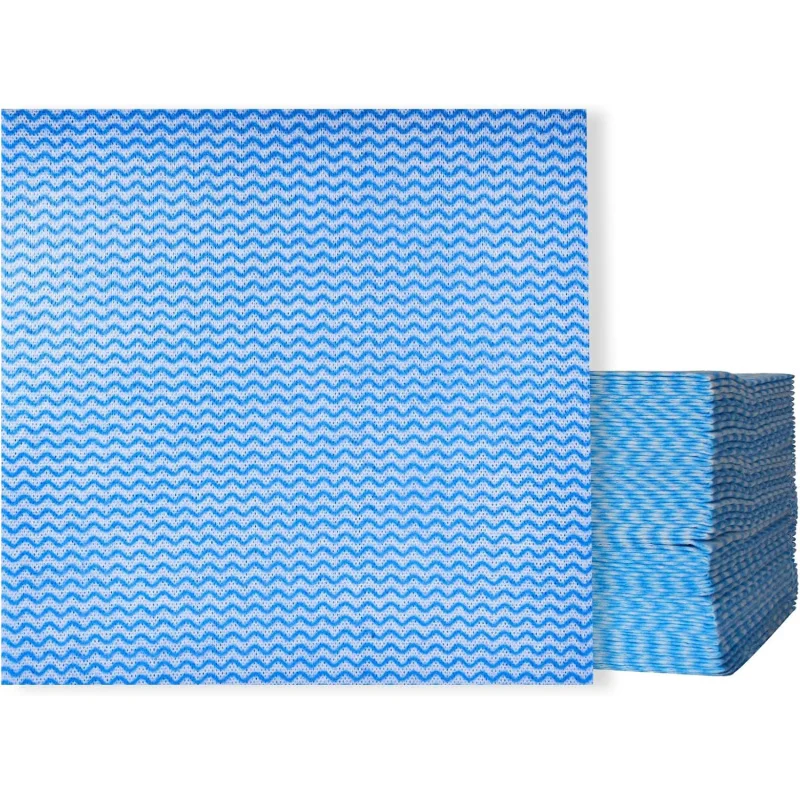 

50 Pack Heavy Duty Disposable Cleaning Towels - Reusable for Kitchen, Bathroom & Household Cleaning