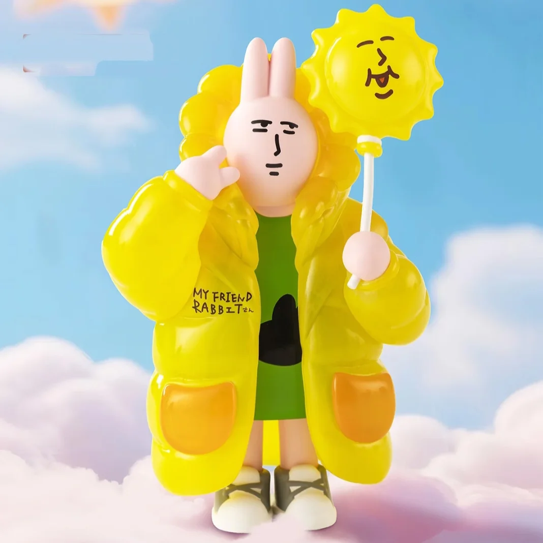 الوردي أرنب صندوق أعمى دمية مضحك يدوية الصنع ميمي الحلي مجردة أرنب العصرية العصرية صندوق أعمى اللعب سلسلة المزاج الجميل