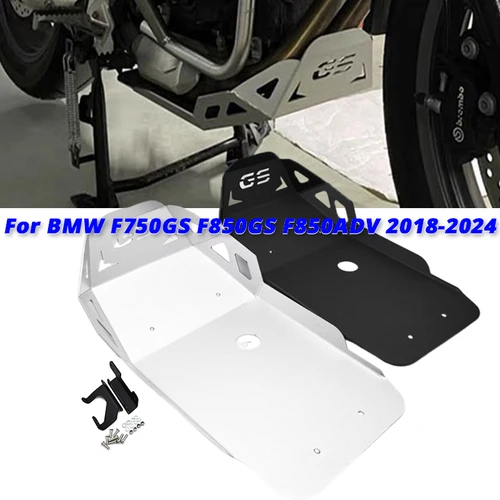 Para BMW F750GS F850GS F850ADV 2018-2024 Protector de chasis de Base de motor cubierta protectora de placa de deslizamiento de vientre sin cordones en BMW F750-GS