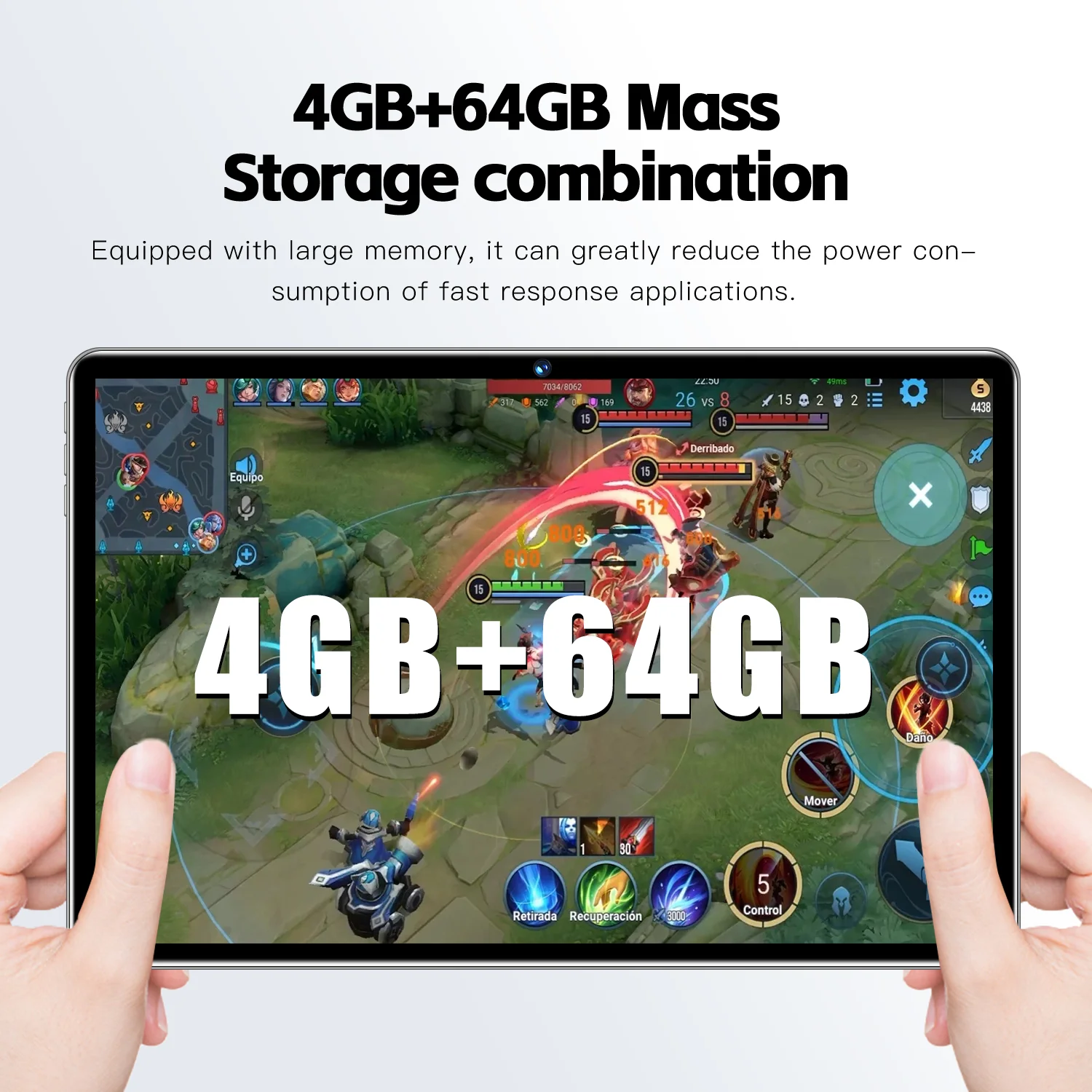 VERYHDmersible-Tablette Android 13, Pad Global, Version originale, Caméra HD, Appel Smartphone, Façades Core, 10.1 mAh, 4 Go, 64 Go, 5MP, 13MP, 10000"