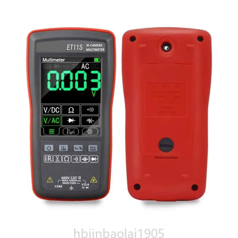 

E74E 4000 Counts Resistance Diode Test Meter 2.8In Screen Thermal Imaging Camera