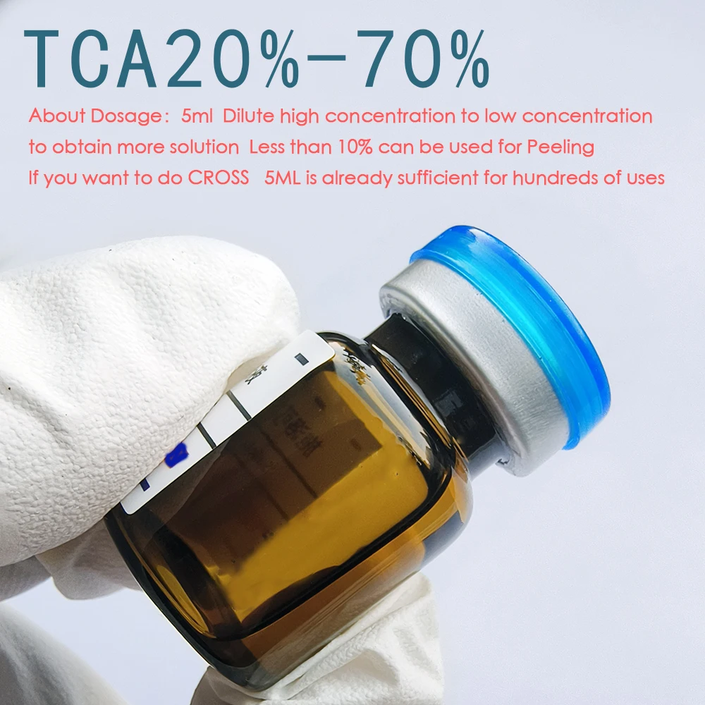 10 buah TCA 70% 5 ML/pcs asam pengupas chelnikova perawatan kelupas pemutih dan pengelupasan