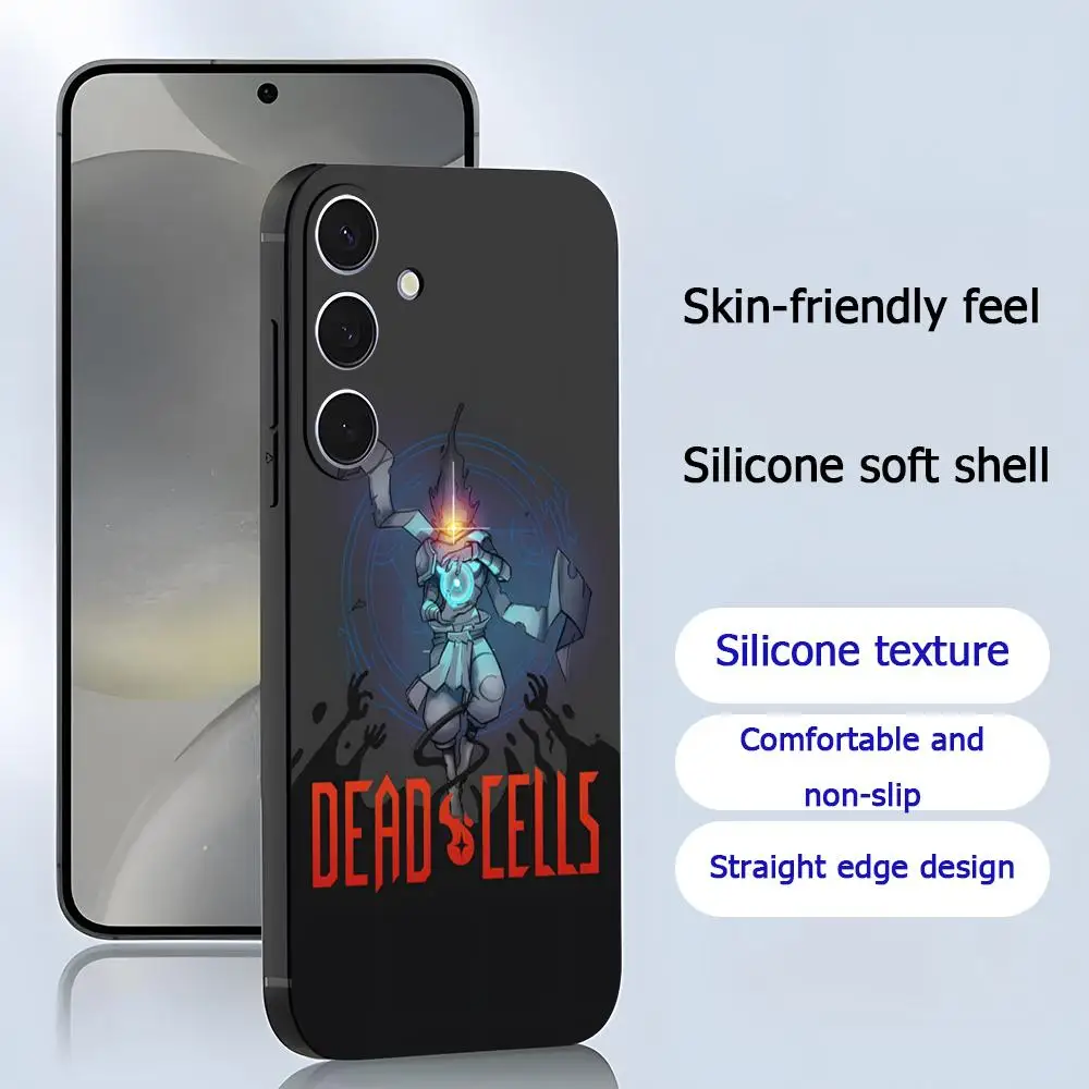 حافظة لهاتف سامسونج جالاكسي S25 S24 S23 S22 S21 S20 Plus Ultra Note20 أسود ناعم