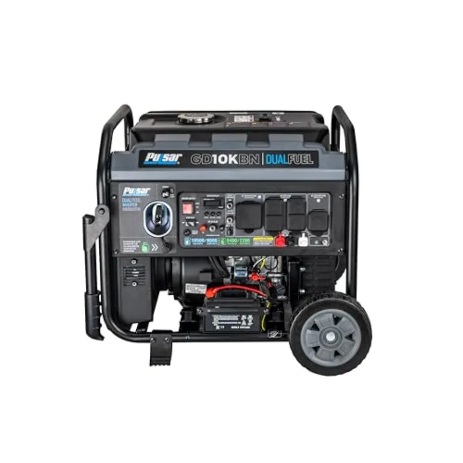 

Портативный инверторный генератор GD10KBN 10500 Вт, двухтопливный, для дома и автодомов, с колесами и электрозапуском