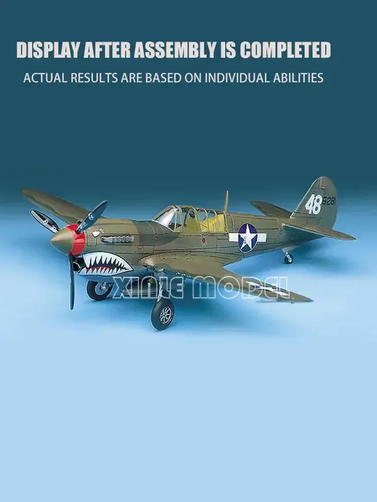Academy 12465 P-40M/N Warhawk fighter 1/72 aircraft scale model kit