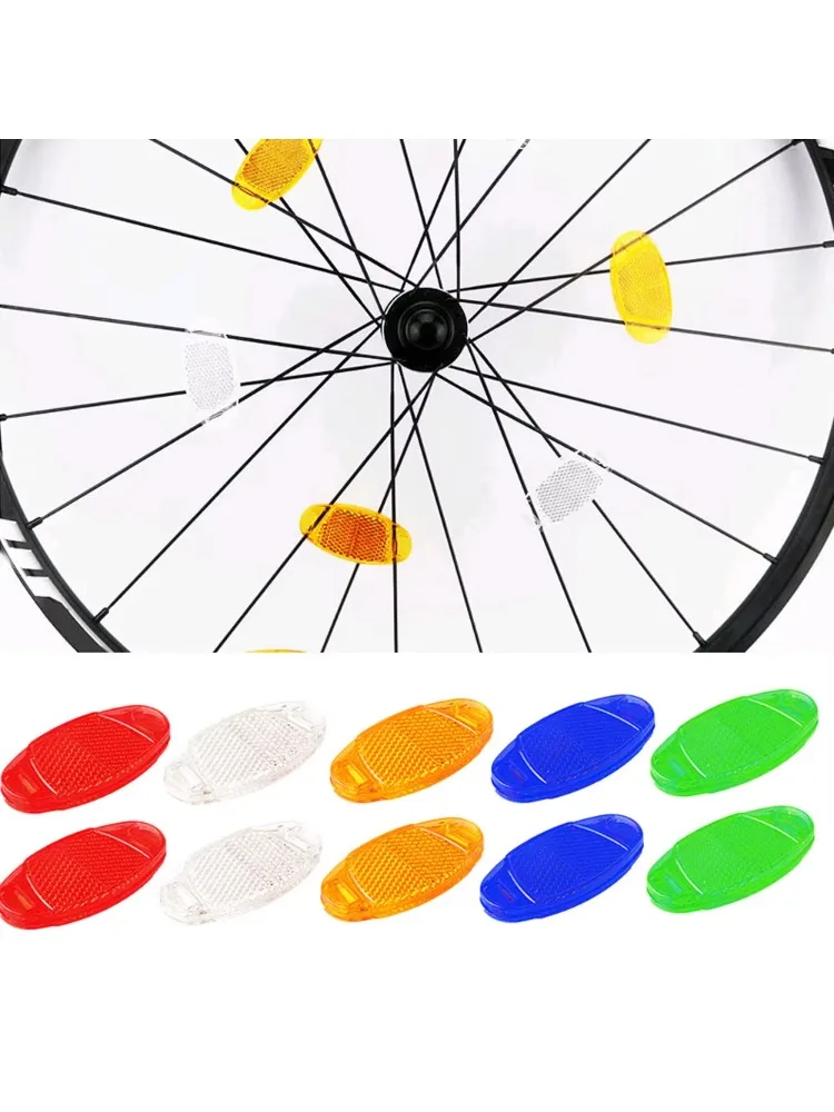 AliExpress 2Pcs Wheel Rim Reflective Mount Night Reflectors Flashing Lights Cycling Light Bike Spoke Reflector Safety Warning Light