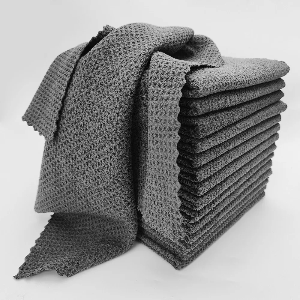 Microfiber Car Washing Towel Waffle honeycomb car wash towel Cleaning Towels High Absorbent Drying Cloth Wash Towel for Car