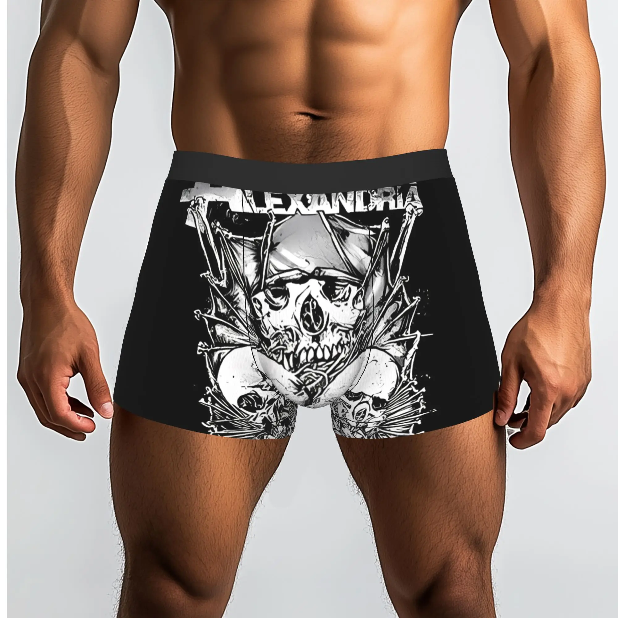 Asking Alexandria6 Asking Alexandria Calzoncillos Transpirables para Hombre, Ropa Interior Ventilada, Shorts, Bóxers