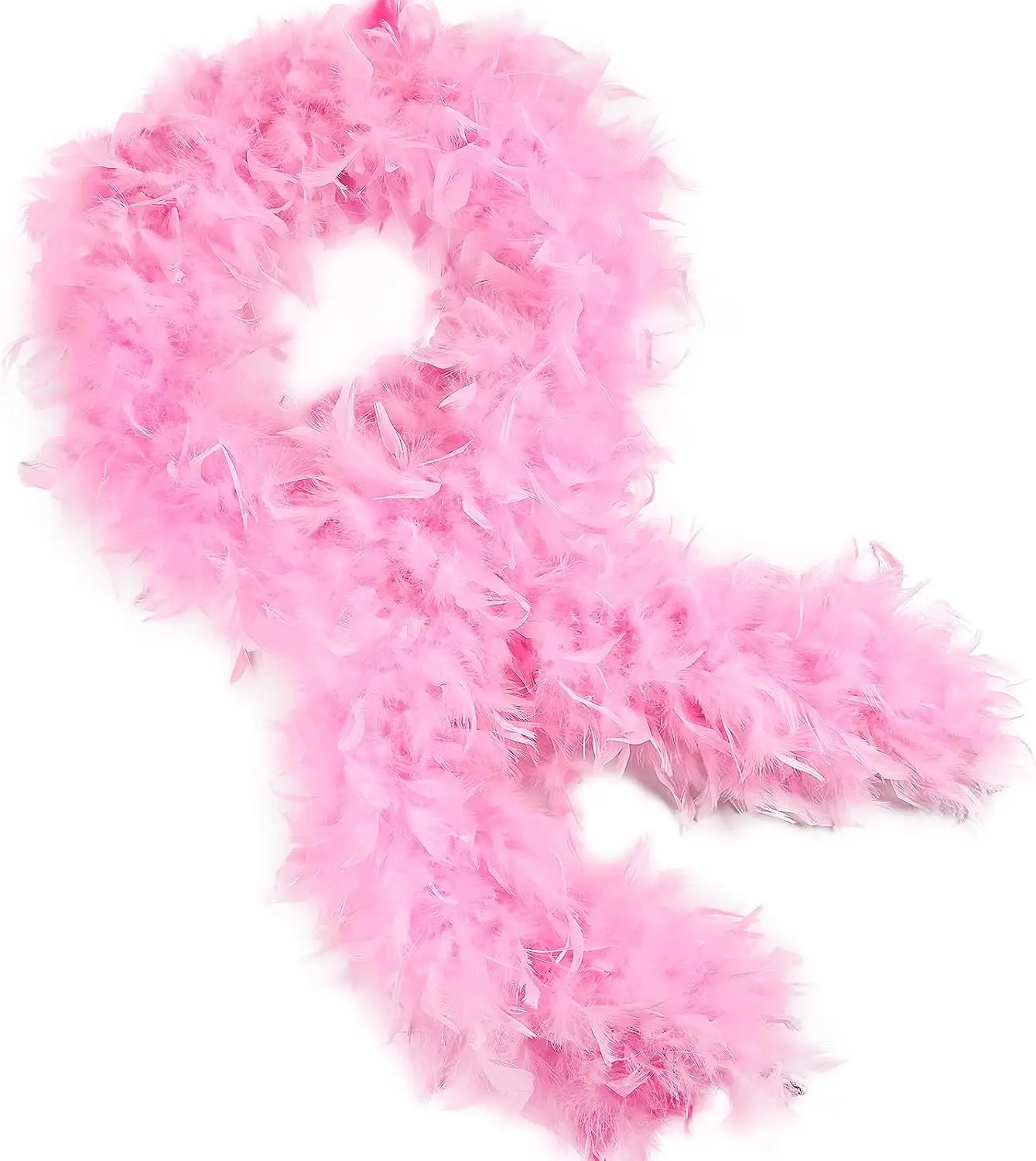 

THARAHT 19 Color- 40/60g 2Yard Chandelle Feather Boa Dancing Wedding Party Halloween Costume Decoration Feathers boa