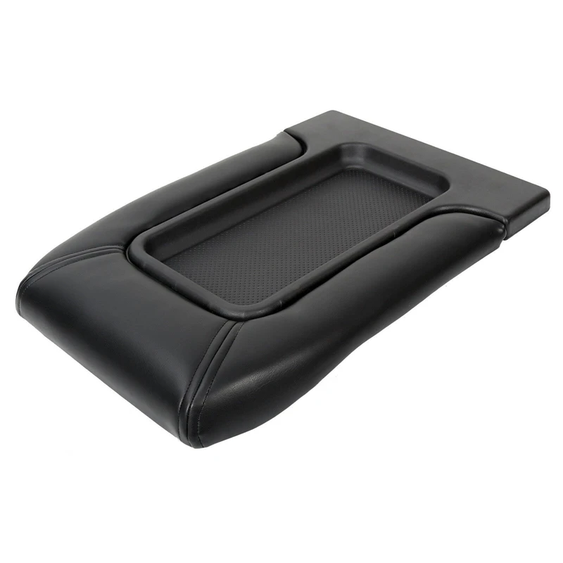 

Center Console Cover Fit For 99-07 Chevy Silverado Lid Armrest Latch Black 19127364 Replacement Accessories