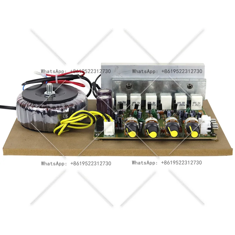 

300W with ring cow air cooling heavy bass panel 2 + 1 high power 2.1 power amplifier board import disassembly and tube 3 channel