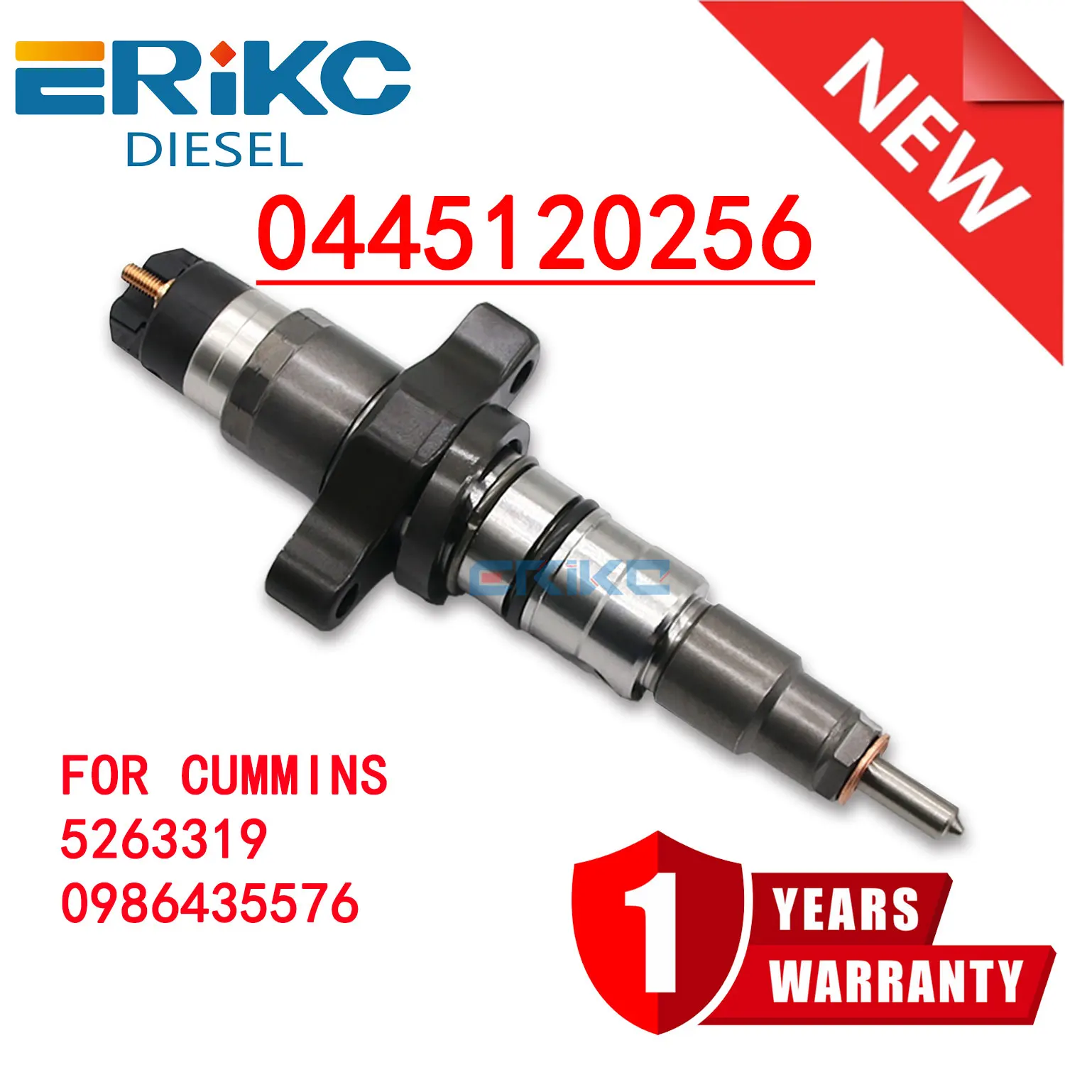 Diesel injection 0445120256 Fuel Common Rail Spray Nozzle 0 445 120 256 for Bosch Cummins Engine CRIN1-14/16 5263319 0986435576