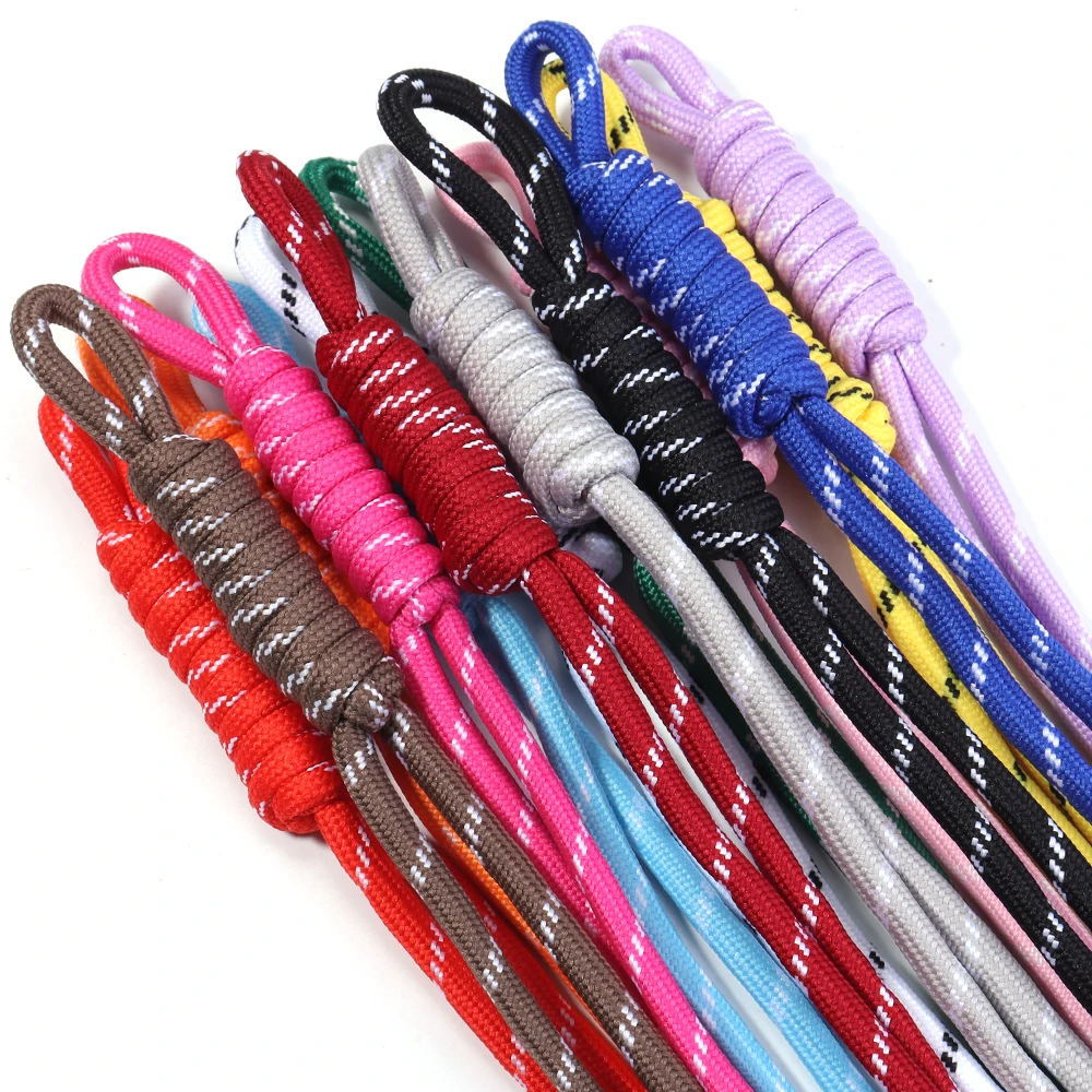 5 teile/los Bunte Geflochtene Lanyard Schlüsselbund Handgemachte Knoten Nylon Seil Schnur Gewinde Für DIY Schlüssel Kette Anhänger Tasche Zubehör – Detail 6