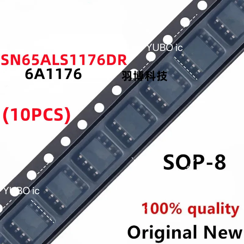 (10piece)100% New 6A1176 SN65ALS1176DR SN65ALS1176 sop-8 Chipset