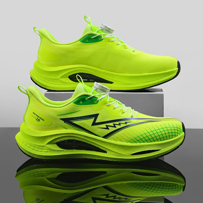 Marathon Men Running Shoes Carbon Board Casual Sneakers Breathable Tennis Sports Trainers Lightweight Women Athletic Sneakers