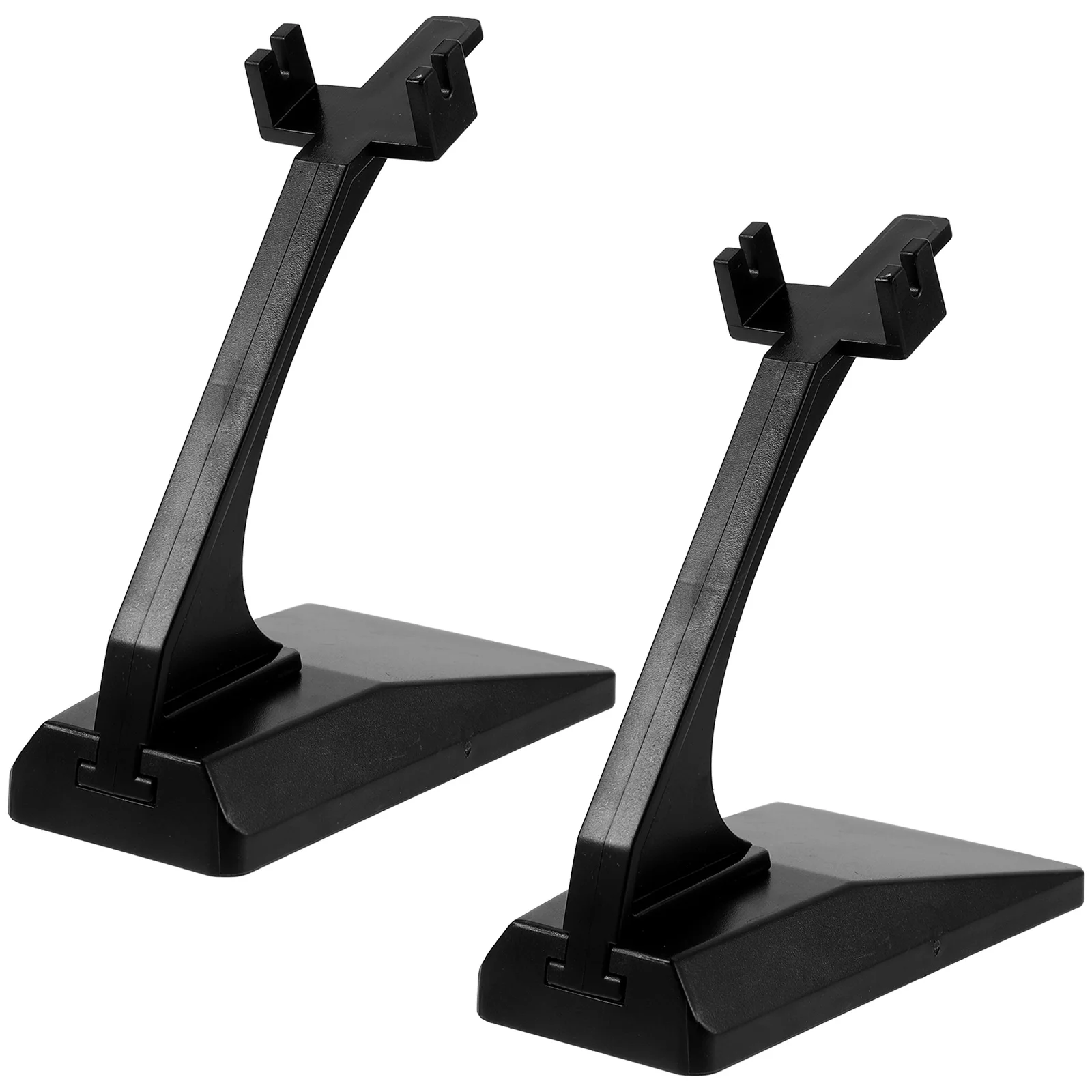 

2 Pcs Represent Bracket Office Rotating Display Stand Aviation Plastic Aircraft Model Stands