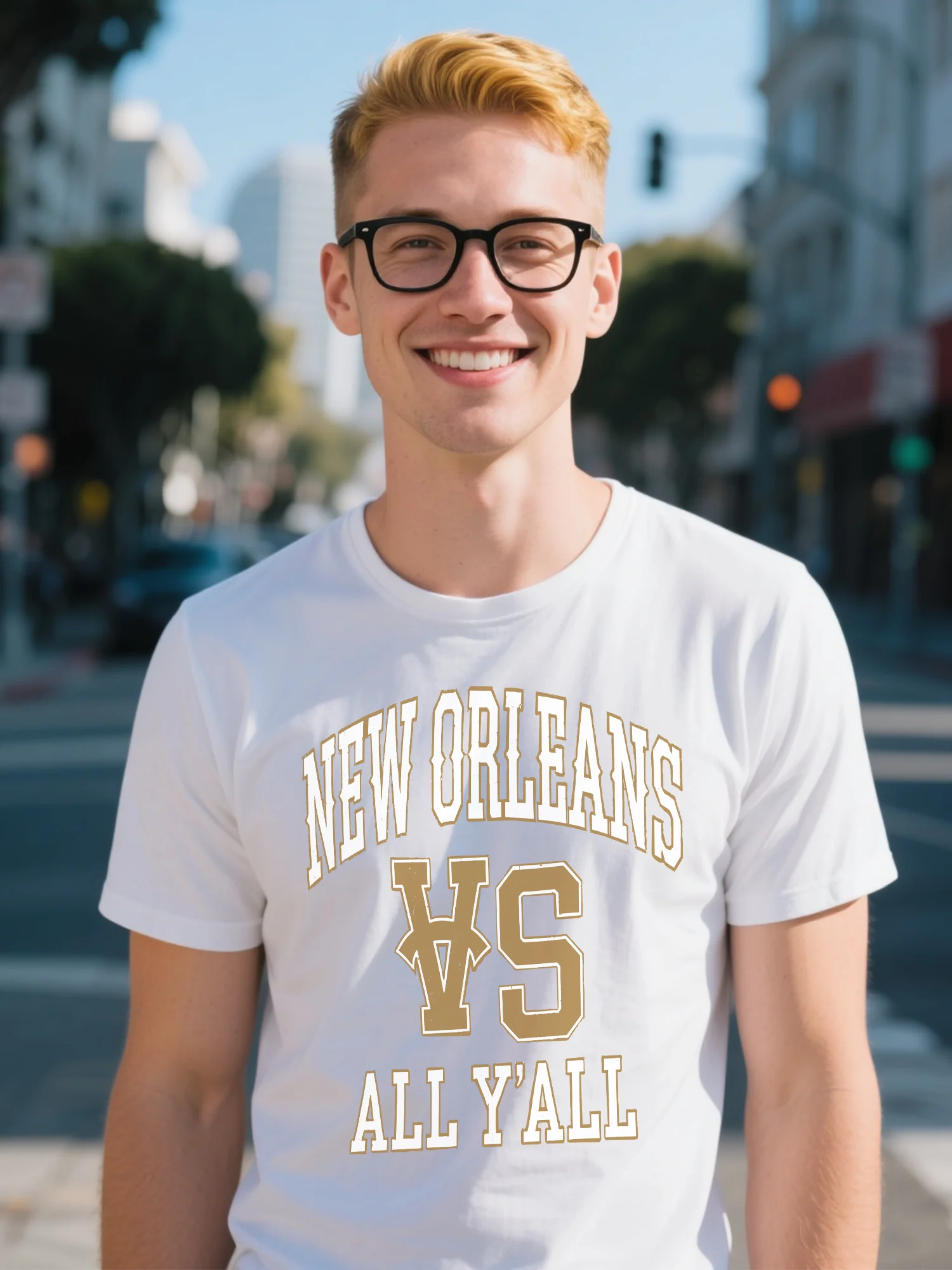 

Men's Premium White T-Shirt - High Street Floral Skull Graphic Tee