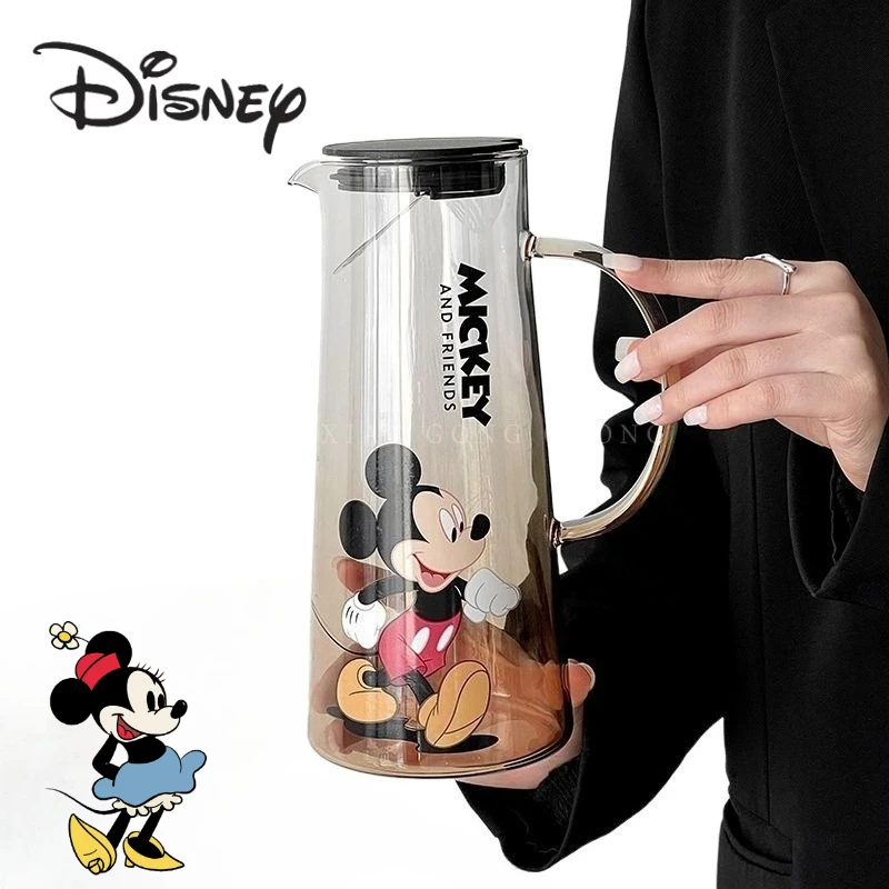 

Disney Mickey cartoon cute cold water kettle creative Kawaii home living room kitchen large capacity juice cup gift wholesale
