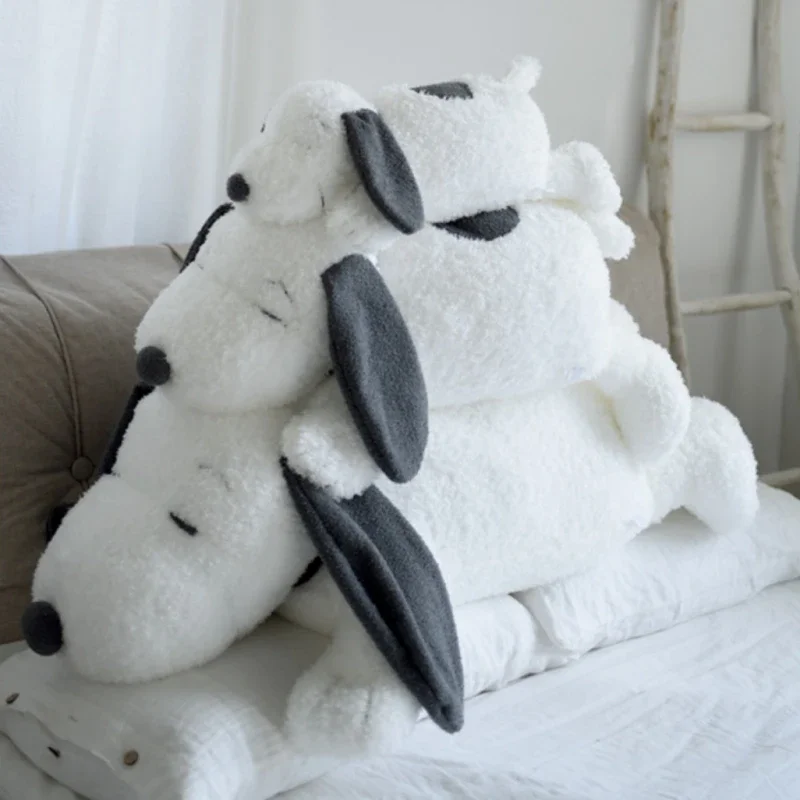 Big Size Snoopy Plush Toy White Dog Puppy Plushies Snoopy Stuffed Doll Snoopy Pillow Sofa Bed Home Decor Kid Gift