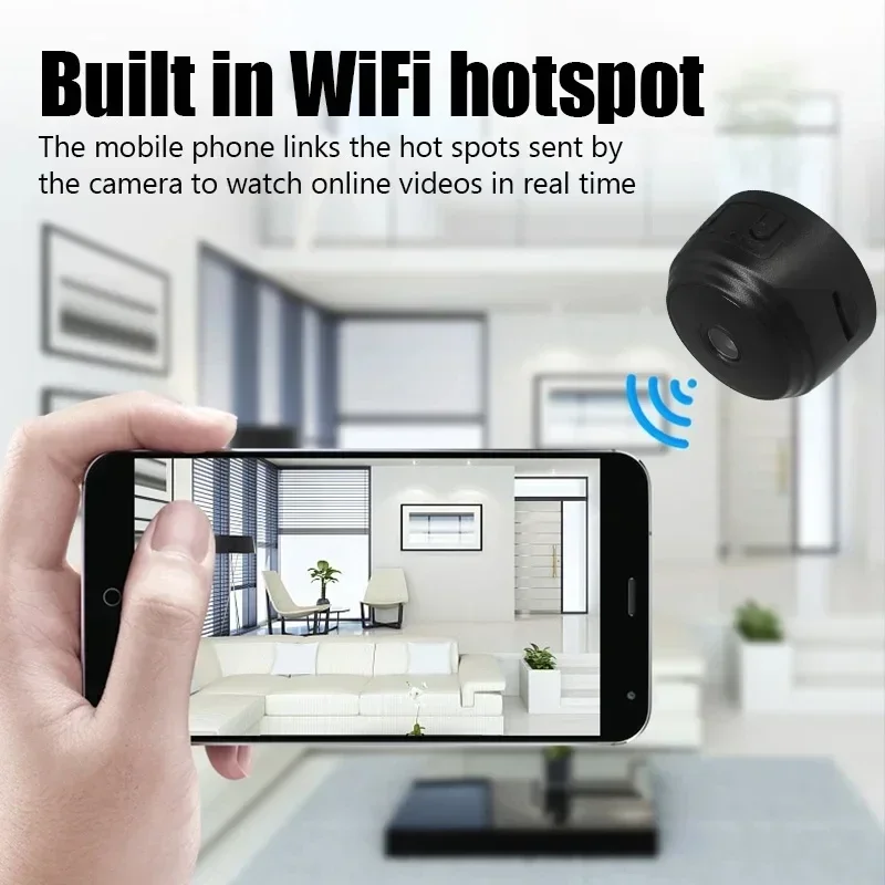Mini A9 Wifi 1080p HD Security Camera Wireless Monitoring Security Protection Remote  Surveillance Camcorders Window Camera image 3