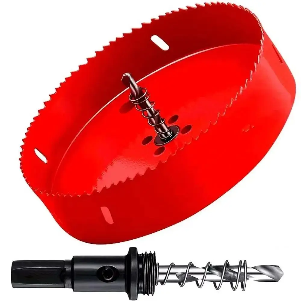 HSS 6 Inch Hole Saw Bi-Metal Professional M42 Hole Opener Wear Resistance Multifunctional Drill Bit Hole Saw For Wood