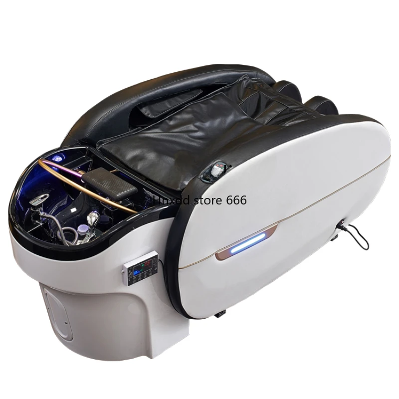 Electric Massage Shampoo Bed Water Circulation Fumigation Head Therapy Bed Hair Saloon Dedicated Automatic Flushing Bed