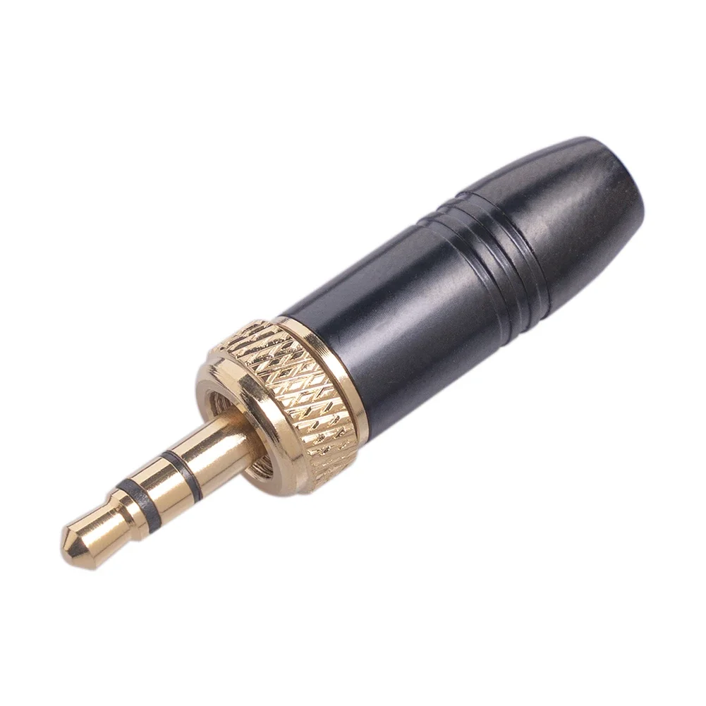 3.5mm Stereo Plug Connector Replacement For Wireless Microphone Cable Audio Adapter Microphone Plug