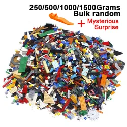 1500g DIY MOC Random Assembly Building Blocks Bulk Basic Parts Classic Model Bricks Creative City Sets Kid Educational Toys Gift