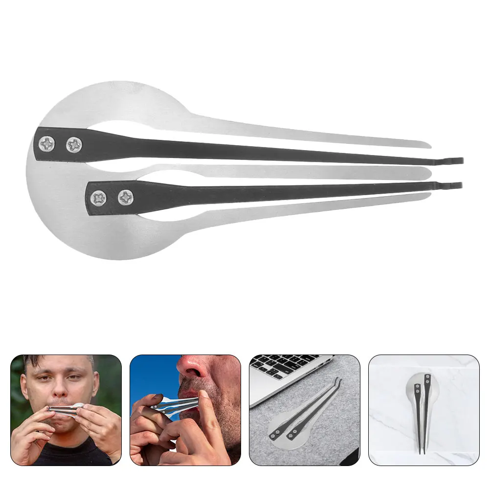

2Pcs Jaw Harp Portable Ethnic Double Tone Mouth Harp Musical Instrument for Beginners Folk Music Travel Outdoor
