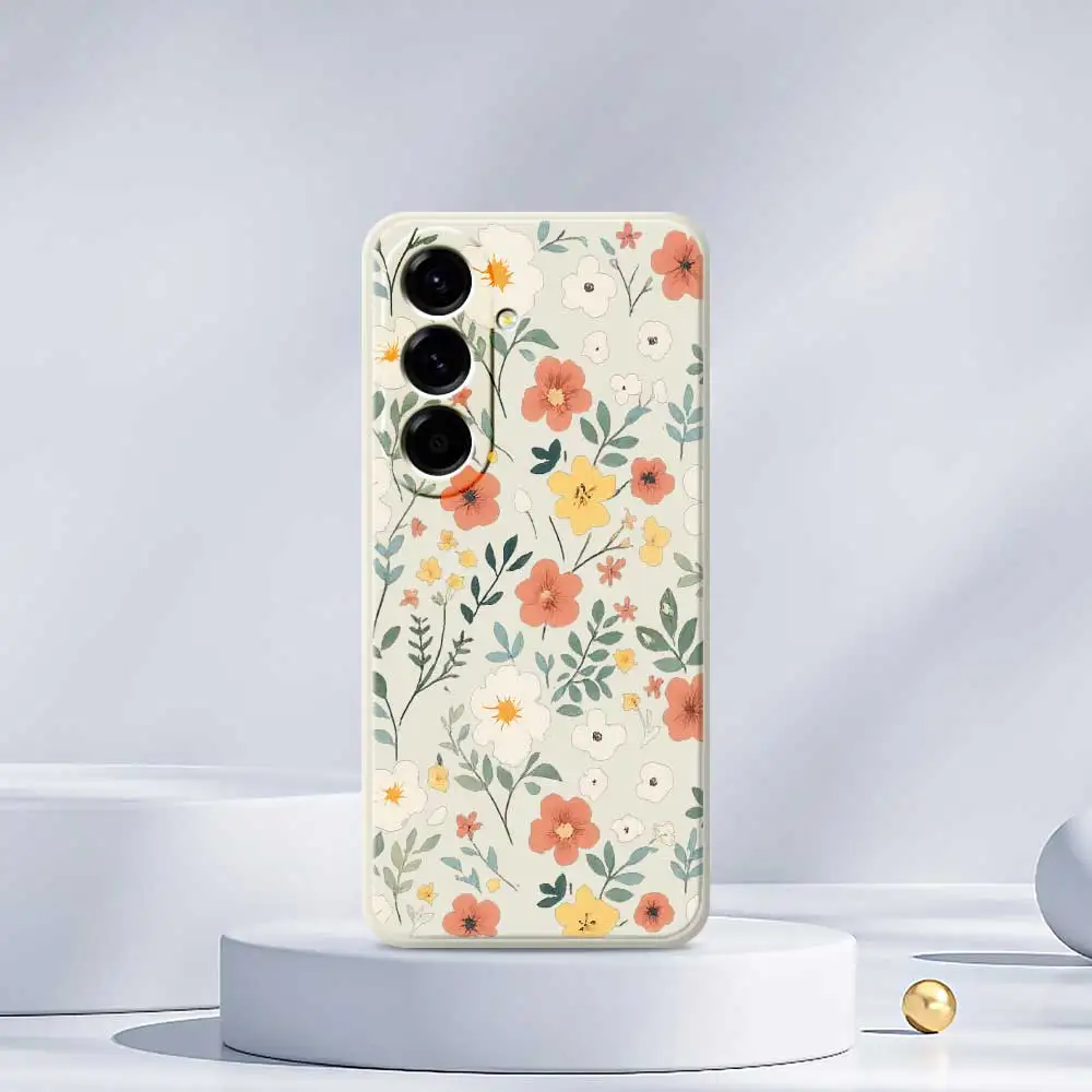 Fresh Flower Mobile Phone Case For Samsung Galaxy A56 A32 A23 A22 5G A32 A23 4G A55 A54 A53 A52 A51 A35 A34 A31 A25 Soft Cover