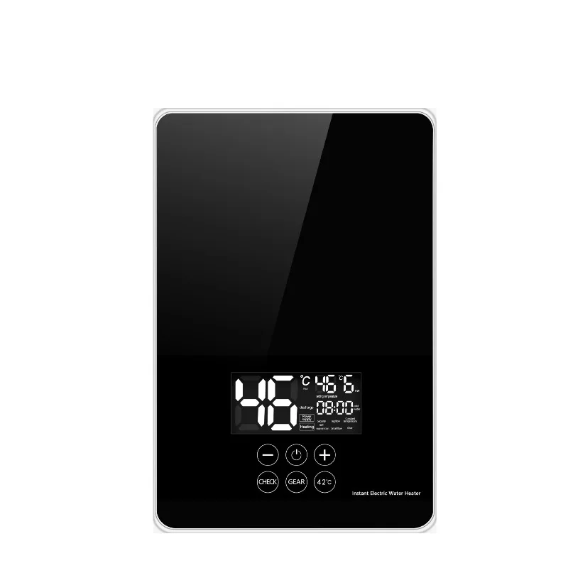 Household 6KW small instant electric water heater Smart touch screen quick heating bath constant temperature low power