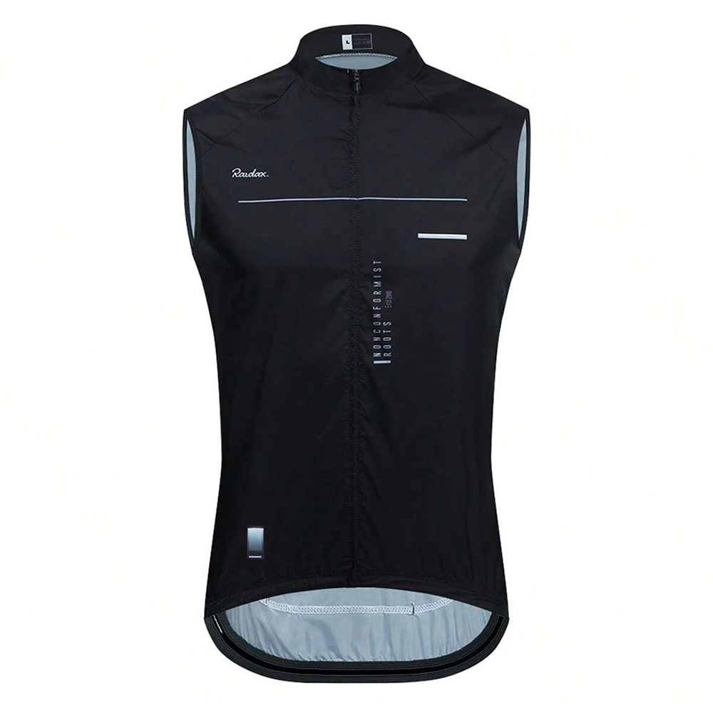 Black Sleeveless Mesh Cycling Jersey Windproof Breathable Undershirt Gilet Motorcycle Vest for Bike Bicycle Ciclismo Riding