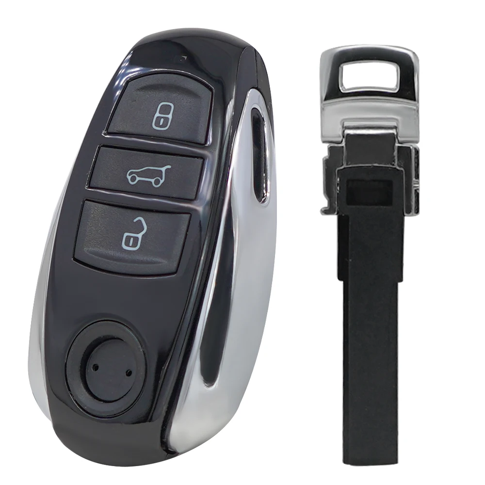 XNRKEY 3/4 Button Smart Remote Car Key PCF7945 Chip 315/433/868Mhz for VW Volkswagen Touareg 2010-2018 Keyless Entry Smart Key