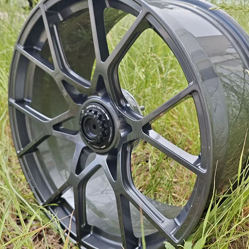 

Hllwheels 18 19Inch Alloy Aftermarket Design 5X114.3 5X120 Aluminum Modification Center Lock Rims Forged Car Wheel Hub