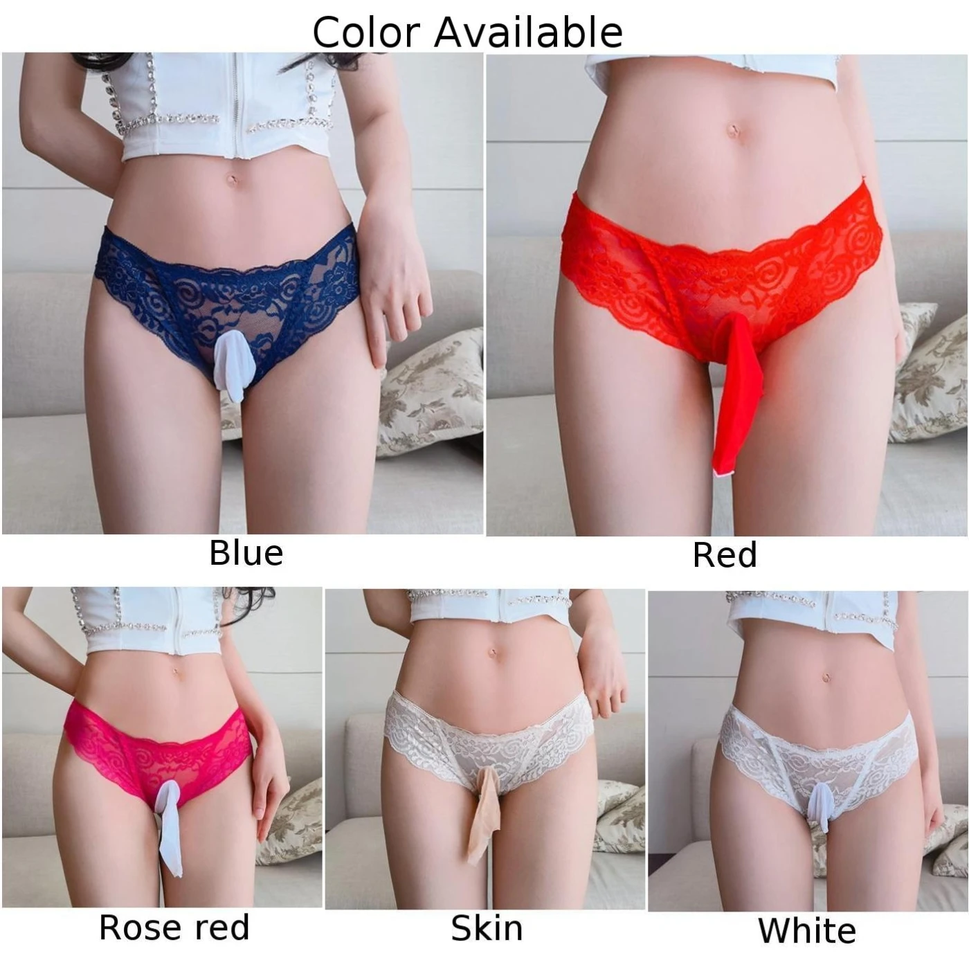 Lingerie erotica da uomo uomo Boy Sissy Lace G-Strings Pouch mutandine intimo Sexy slip in pizzo mutandine pantaloncini mutande sesso Sexy