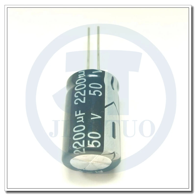 2pcs 2200uF50V 50V2200uF 2200MFD 50WV 16*25mm Radial Aluminum Electrolytic Capacitor