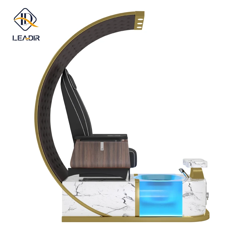 Sillón de Pedicura Eléctrico Tipo Trono al Mejor Precio, Silla de Spa para Manicura y Pedicura, Sillón de Masaje de Pies para Salón