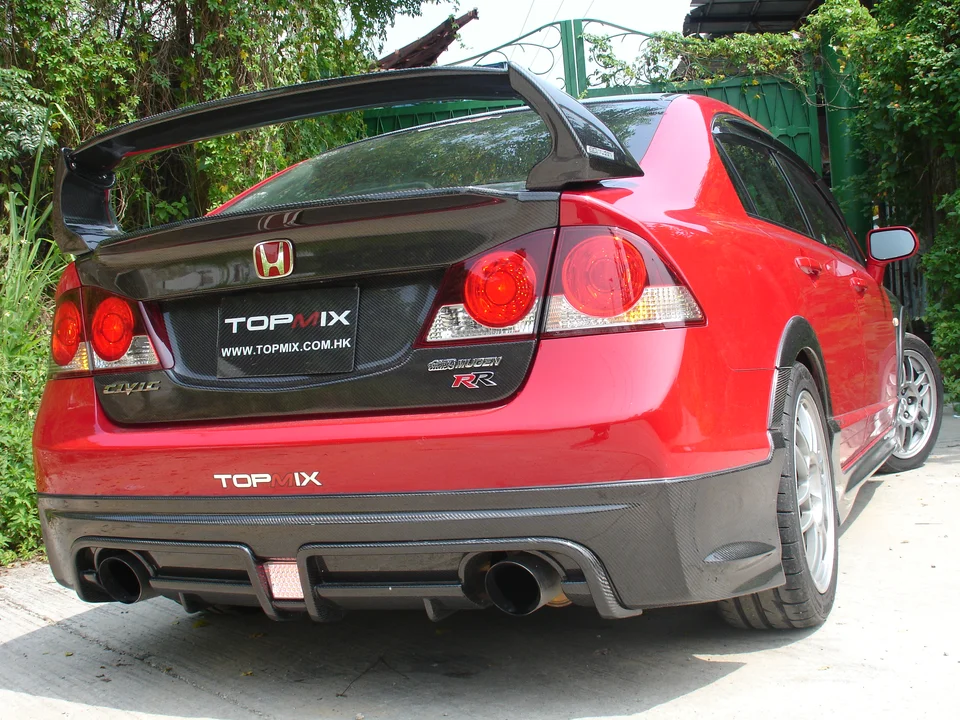ホンダ シビック タイプR FD2用 RRスタイル カーボンファイバー リア