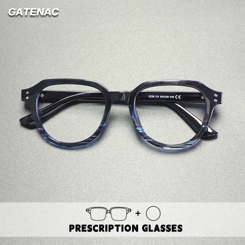 

Gatenac, высококачественные очки для чтения, мужские очки с защитой от синего света, женские фотохромные прогрессивные мультифокальные очки