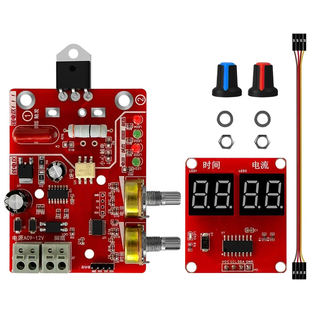 Spot-Welder Control Panel Welding Machine Board Time Current PCB Circuit Single Chip Microcomputer Controller